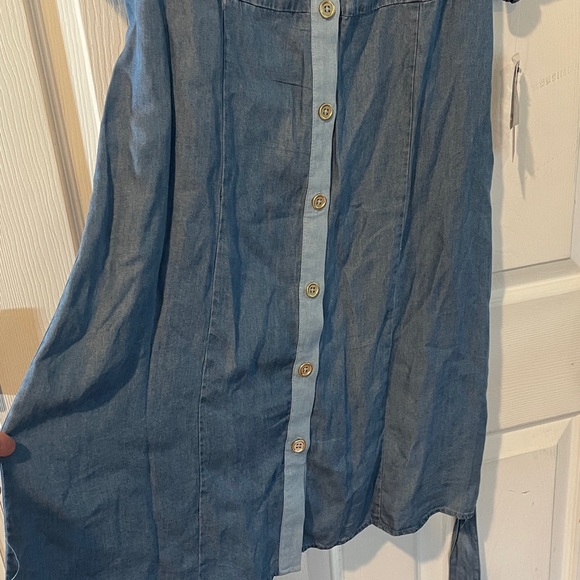 Sharagano Size 12 Button-Front Dress - Picture 7 of 15